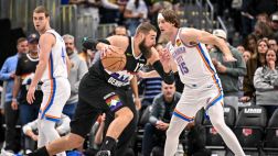 [腾讯全场集锦]🏀掘金残阵对话胜雷霆迎11连胜 约穆5大主力缺阵 雷霆10人休战