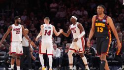 [腾讯全场集锦]🏀热火3人20+大胜残阵老鹰 阿德巴约25+10 希尔德7三分轰31分