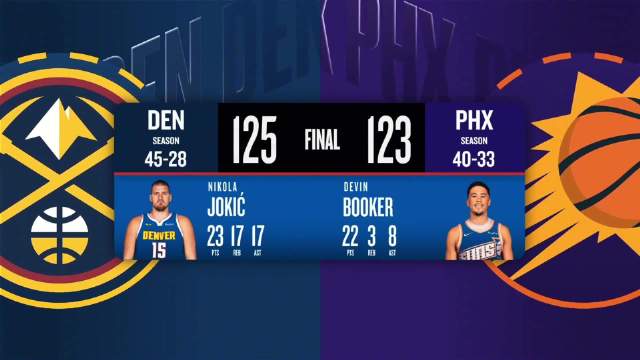 03月25日NBA常规赛 掘金 - 太阳 全场录像