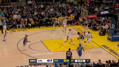 [腾讯全场集锦]🏀湖人28分大胜勇士结束3连败！詹姆斯22+7+9 东契奇生日夜26分