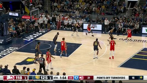 [腾讯全场集锦]🏀步行者3人20+力擒老鹰 内姆哈德26+6+10 约翰逊空砍33+12+10